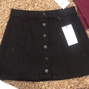 Button up skirt